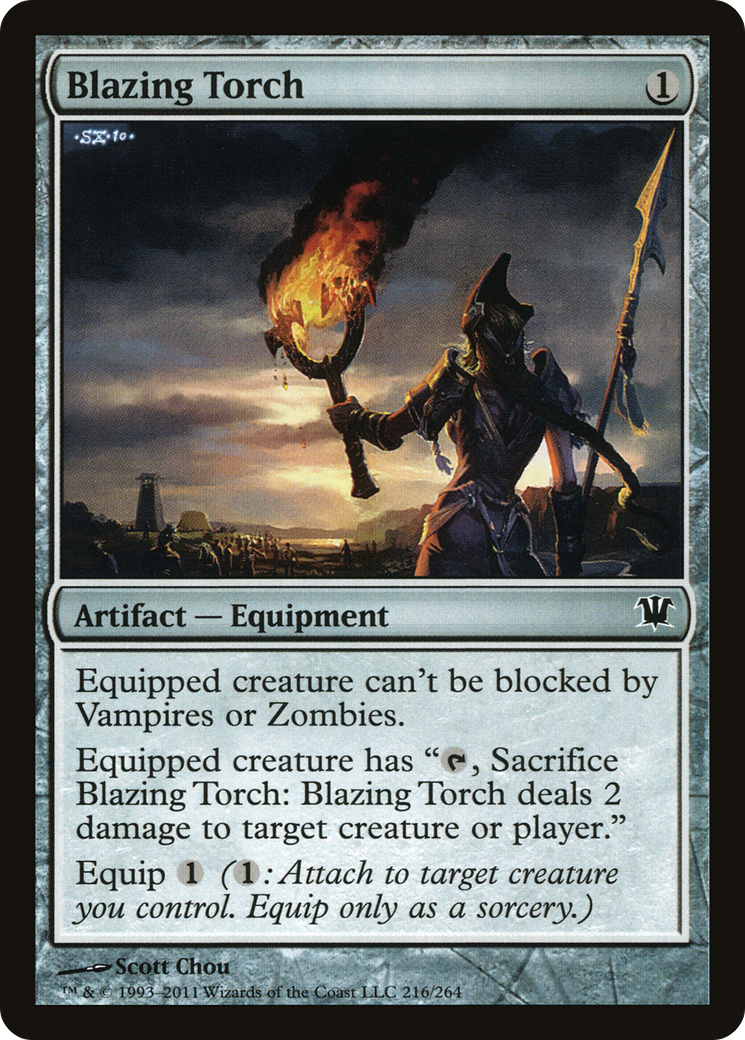 Blazing Torch [Innistrad] Foil
