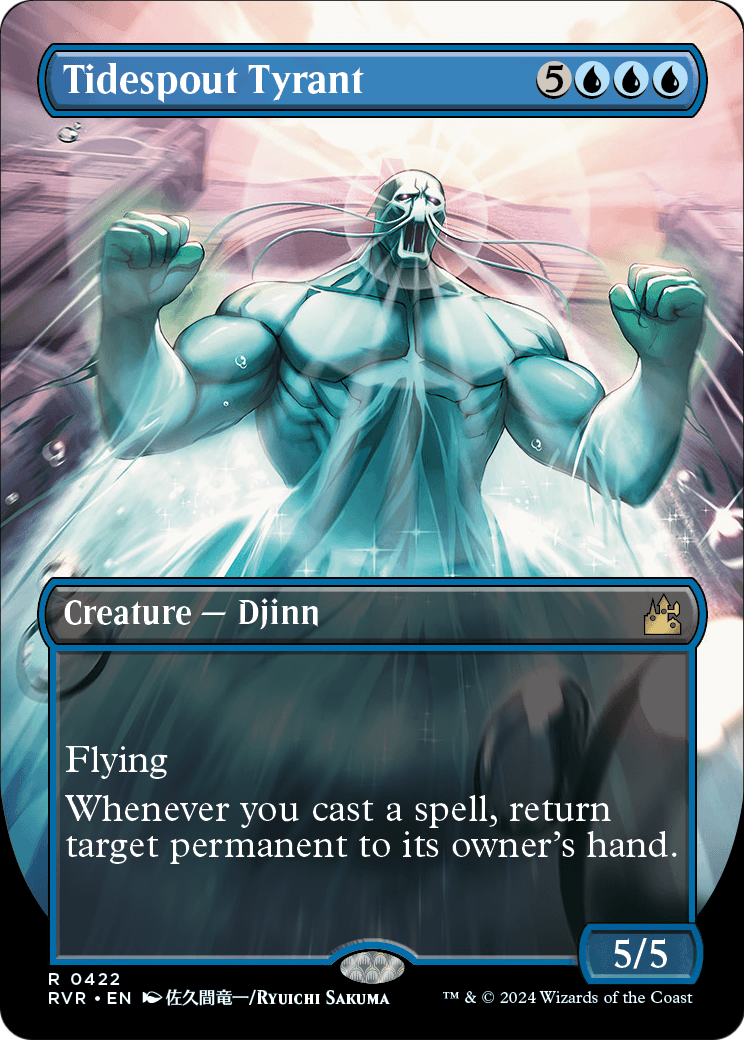 Tidespout Tyrant (Anime Borderless) [Ravnica Remastered] Foil