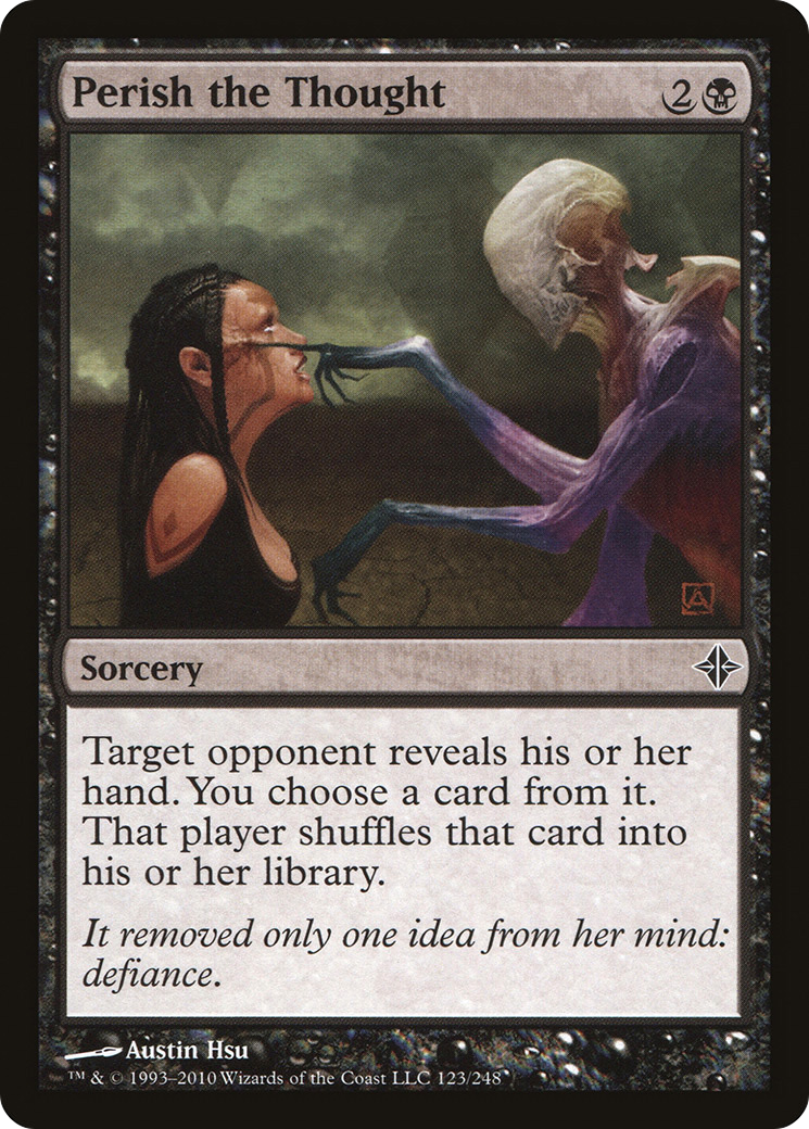 Perish the Thought [Rise of the Eldrazi] Foil