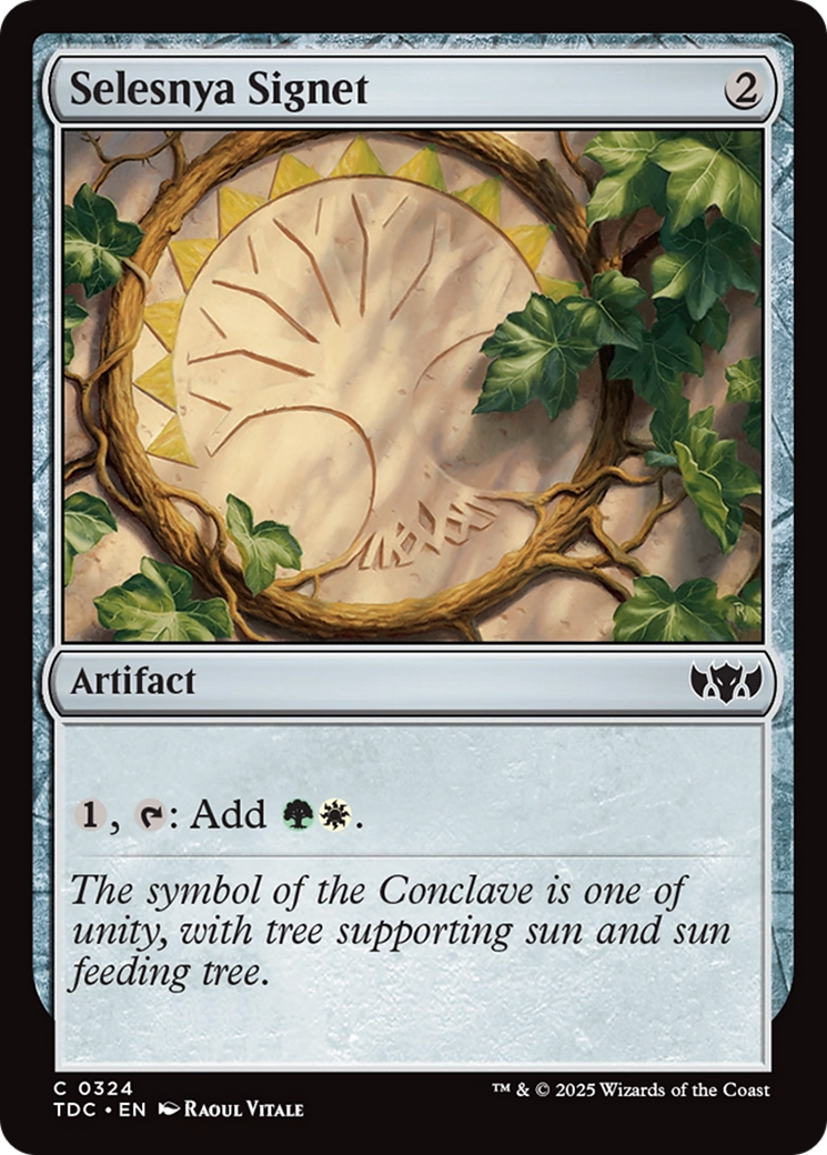 Selesnya Signet (324) [Commander: Tarkir: Dragonstorm]
