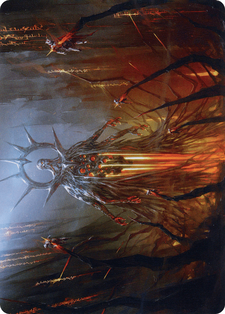 Solphim, Mayhem Dominus // Solphim, Mayhem Dominus (AONE-035) - Phyrexia: All Will Be One Art Series (Borderless)