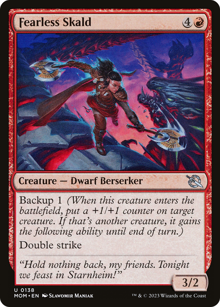 Fearless Skald [March of the Machine] Foil