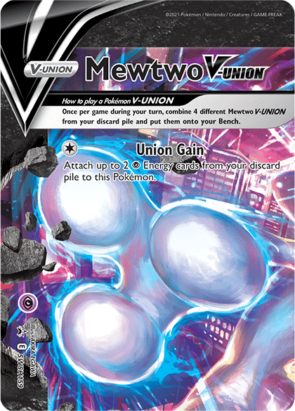 Mewtwo V-UNION SWSH159 SWSH159/307 - SWSH Sword & Shield Promo Cards Holofoil