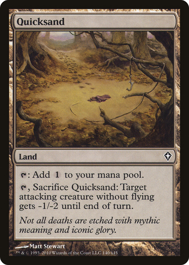Quicksand [Worldwake] Foil