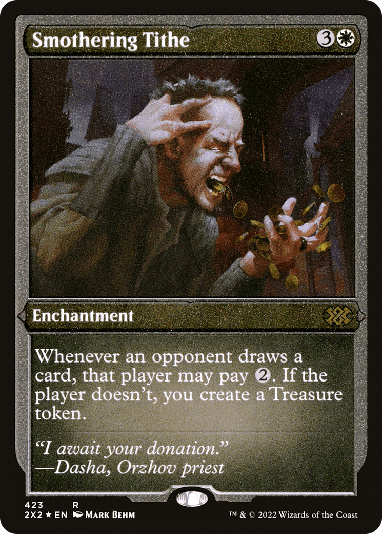 Smothering Tithe (Foil Etched) |  Foil (423) [Double Masters 2022]