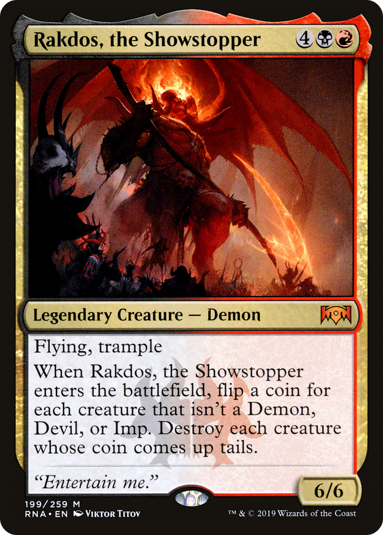 Rakdos, the Showstopper [Ravnica Allegiance] Foil