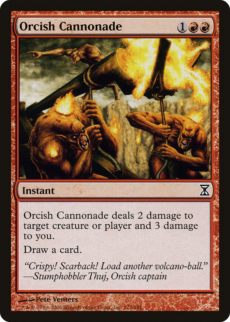 Orcish Cannonade [Time Spiral] Foil
