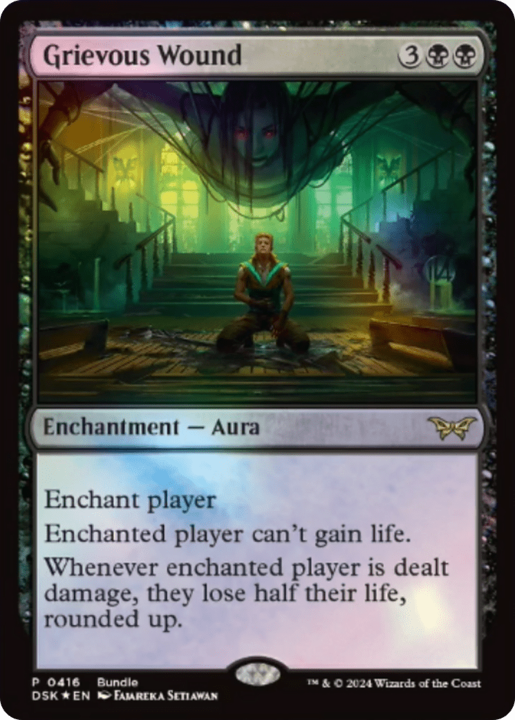 Grievous Wound (Bundle) [Duskmourn: House of Horror] Foil
