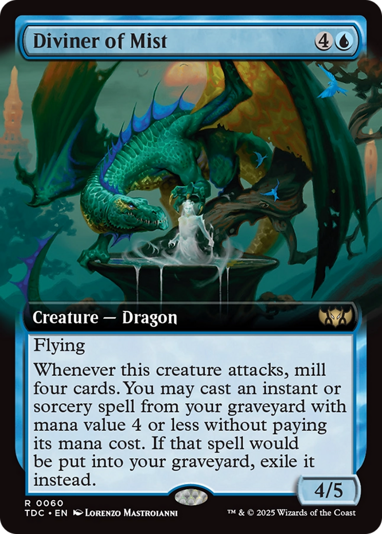 Diviner of Mist (Extended Art) (060) [Commander: Tarkir: Dragonstorm]