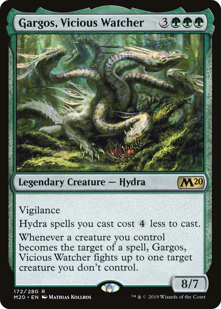 Gargos, Vicious Watcher [Core Set 2020] Foil