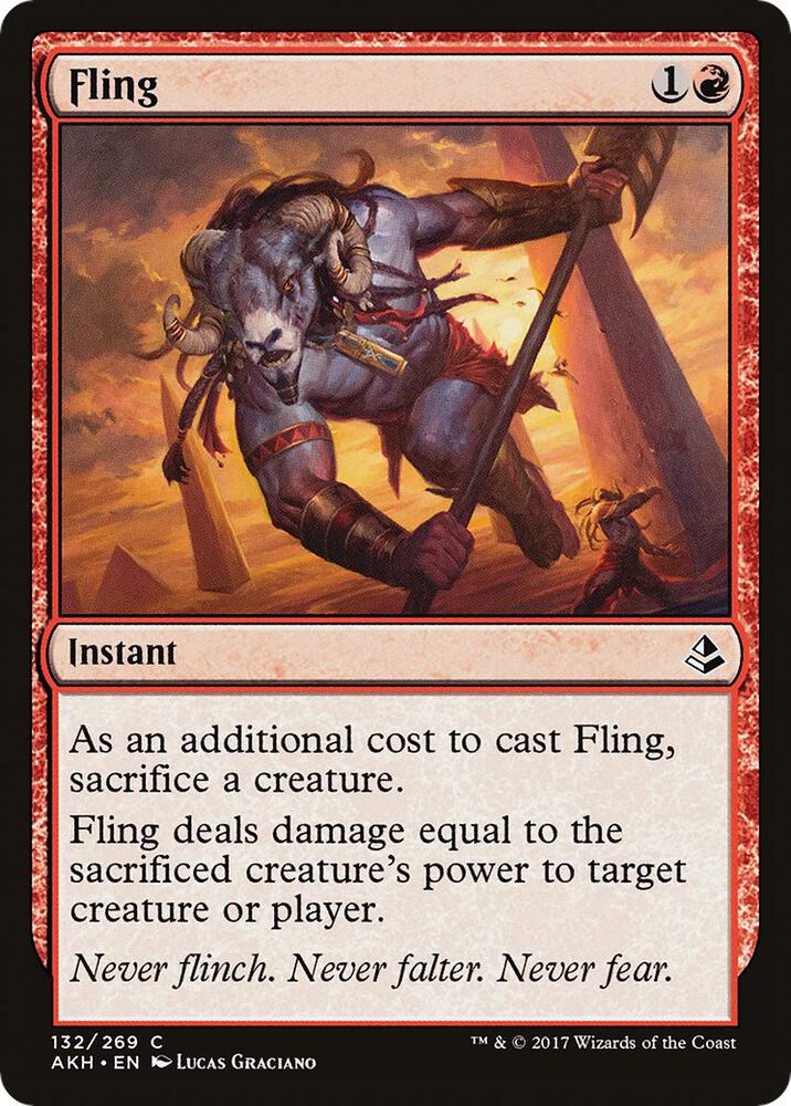 Fling 132/269 (Amonkhet)  - Foil