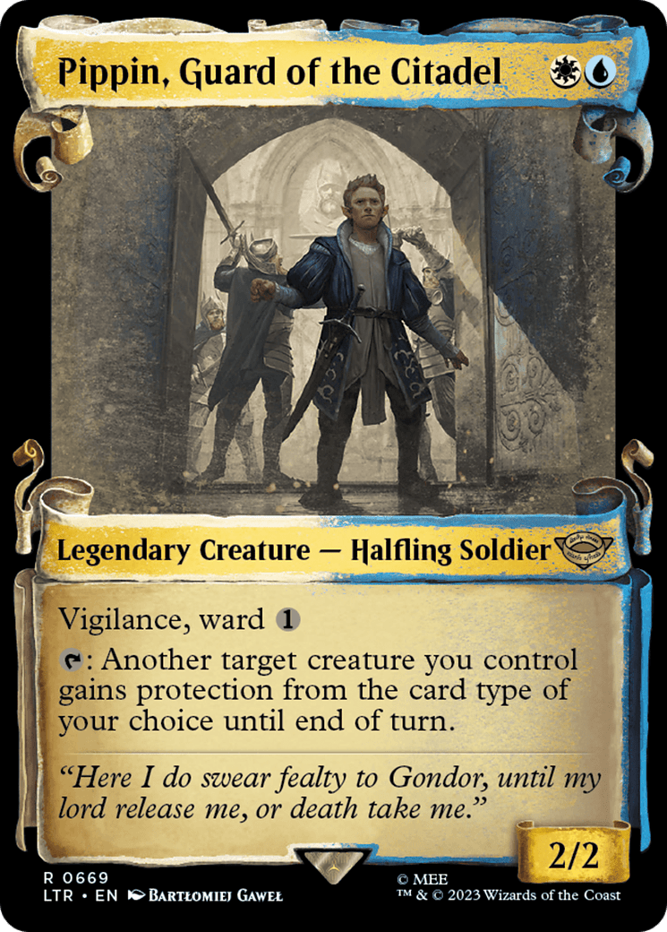 Pippin, Guard of the Citadel [The Lord of the Rings: Tales of Middle-Earth Showcase Scrolls] Foil
