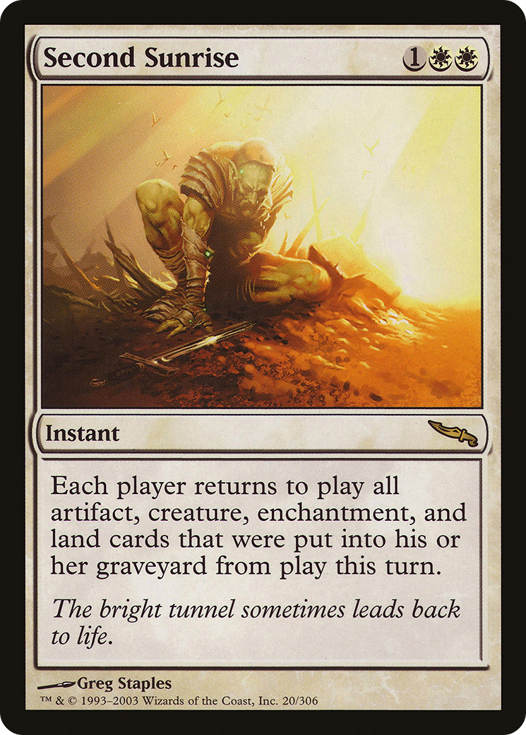 Second Sunrise [Mirrodin] Foil