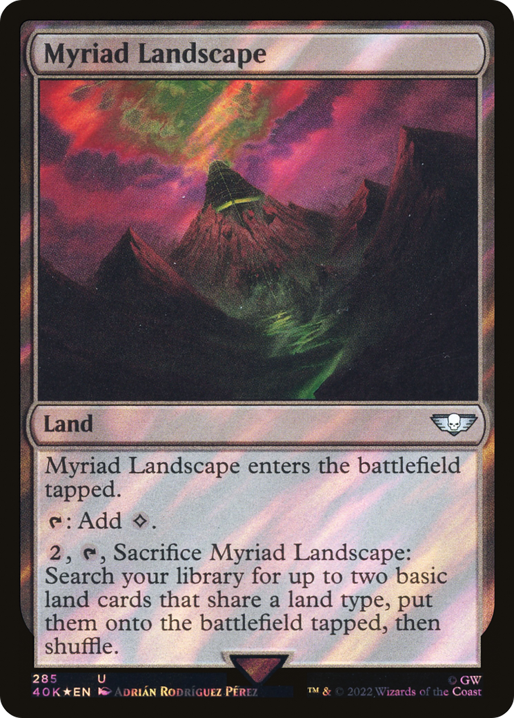 Myriad Landscape (Surge Foil) [Warhammer 40,000]