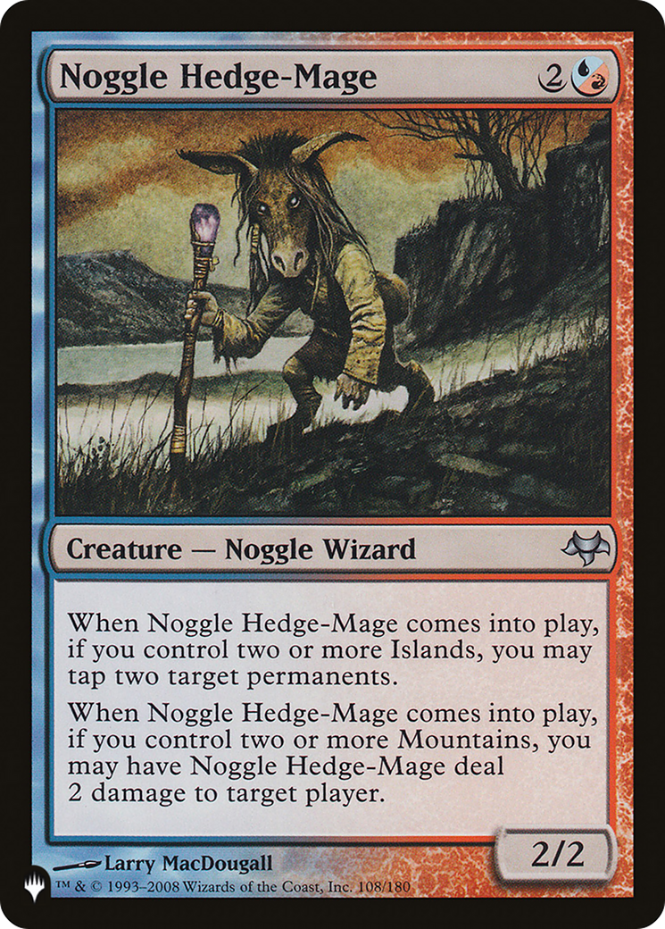 Noggle Hedge-Mage |  (EVE-108) [The List]