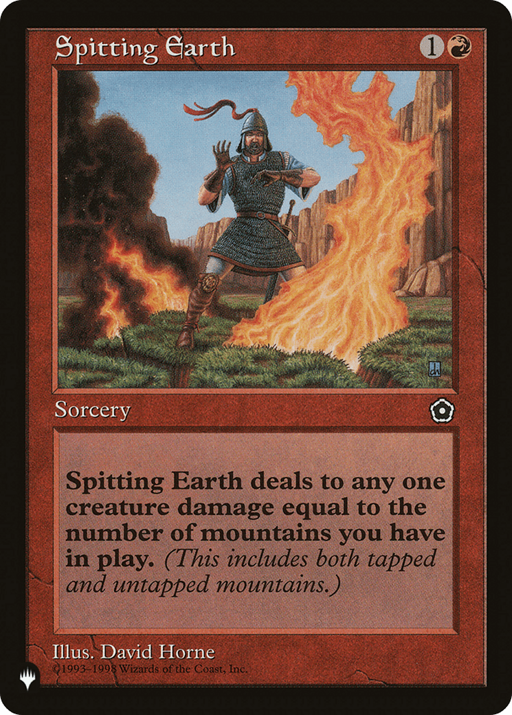 Spitting Earth |  (P02-116) [The List]