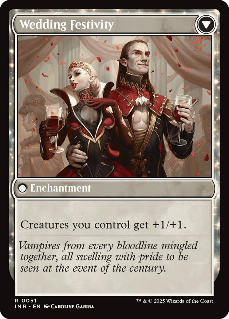 Wedding Announcement // Wedding Festivity (051) [Innistrad Remastered] : (enchantment) Foil