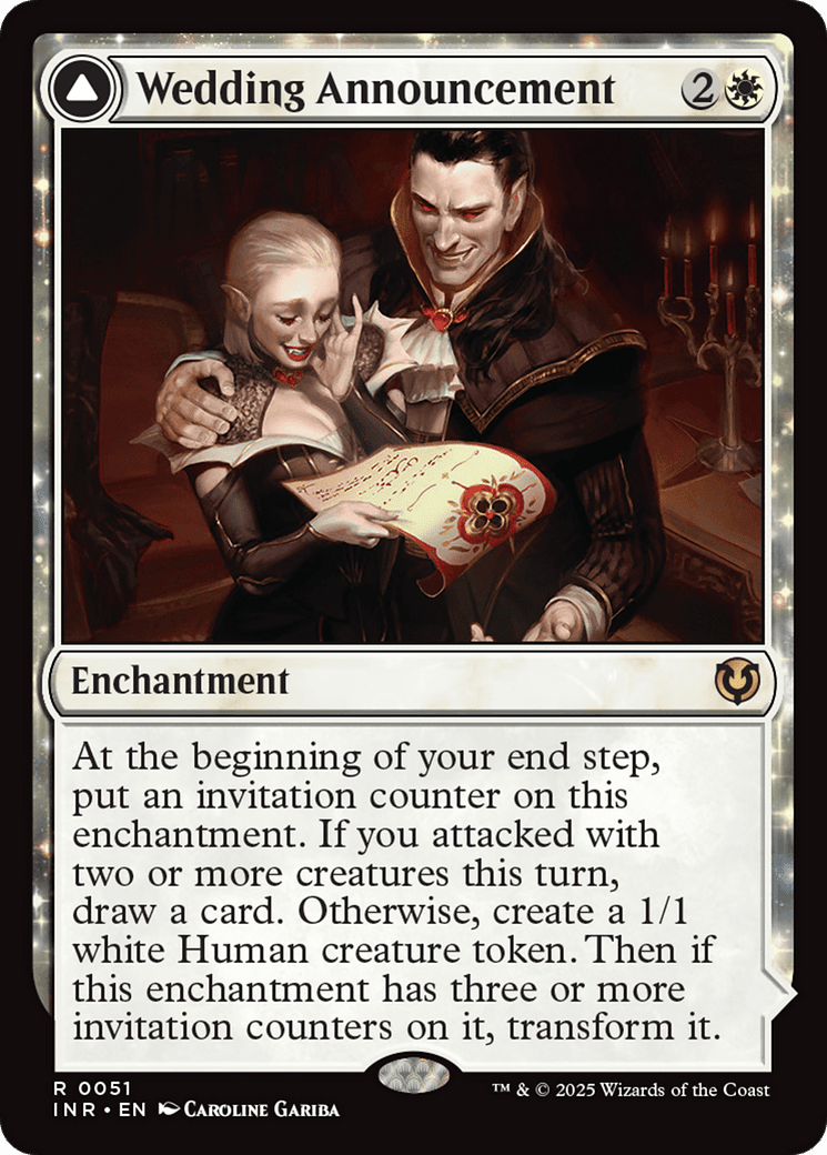 Wedding Announcement // Wedding Festivity (051) [Innistrad Remastered] : (enchantment) Foil