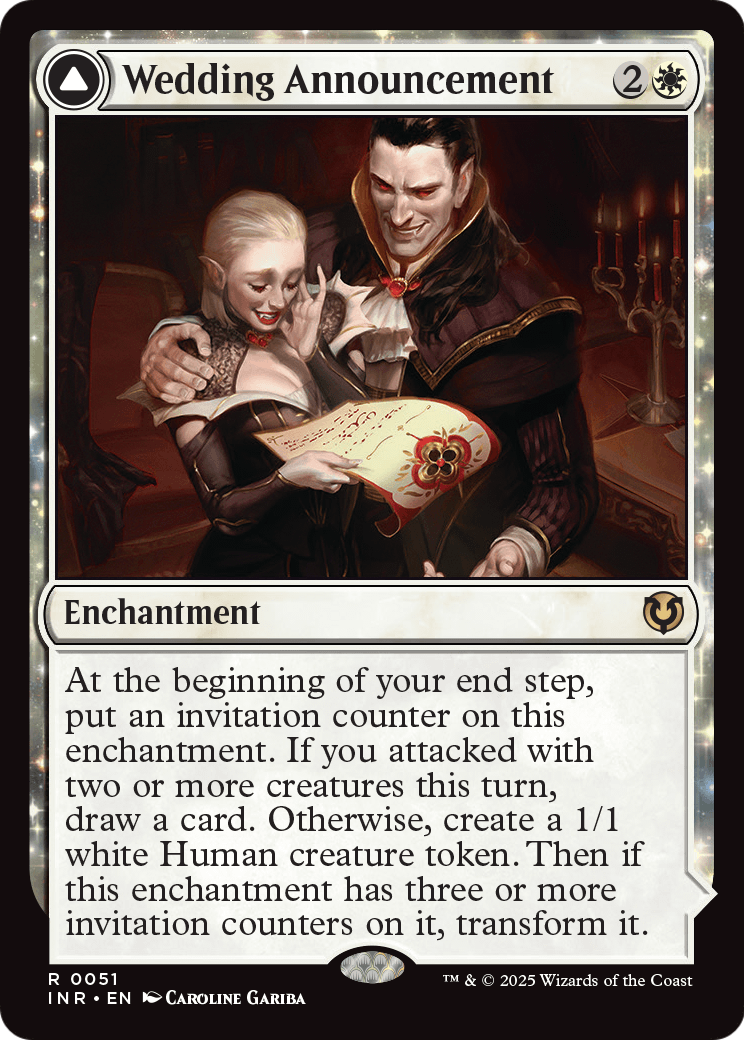 Wedding Announcement // Wedding Festivity (051) [Innistrad Remastered] : (enchantment) Foil