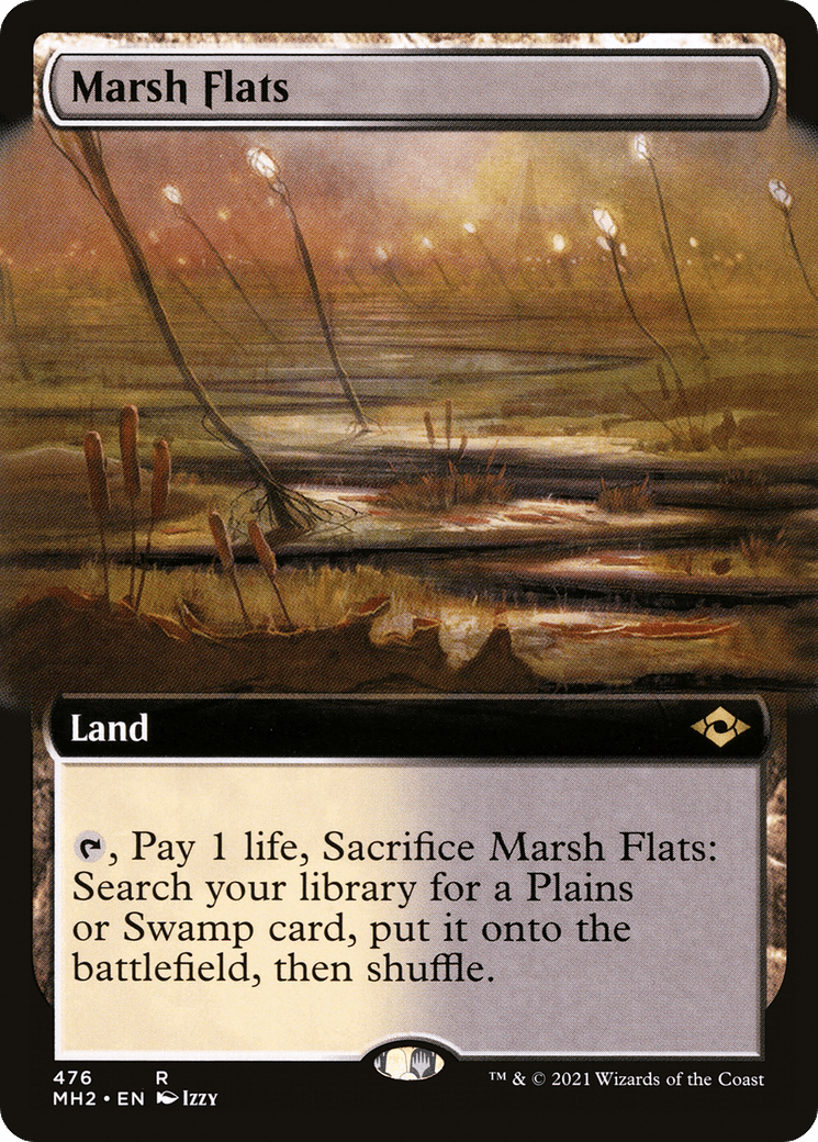 Marsh Flats (Extended Art) [Modern Horizons 2] Foil