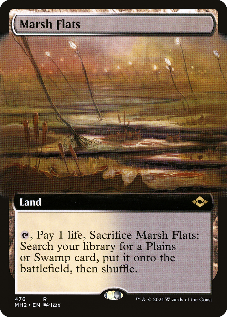 Marsh Flats (Extended Art) [Modern Horizons 2] Foil