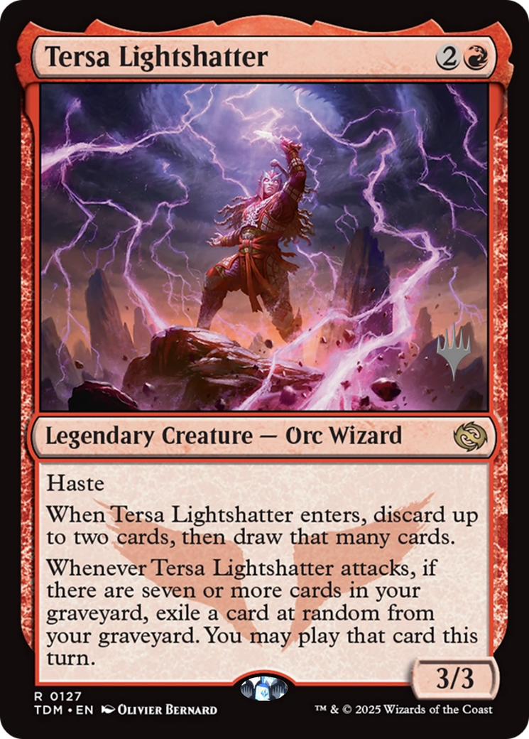 Tersa Lightshatter (127) [Promo Pack: Tarkir: Dragonstorm]  Foil