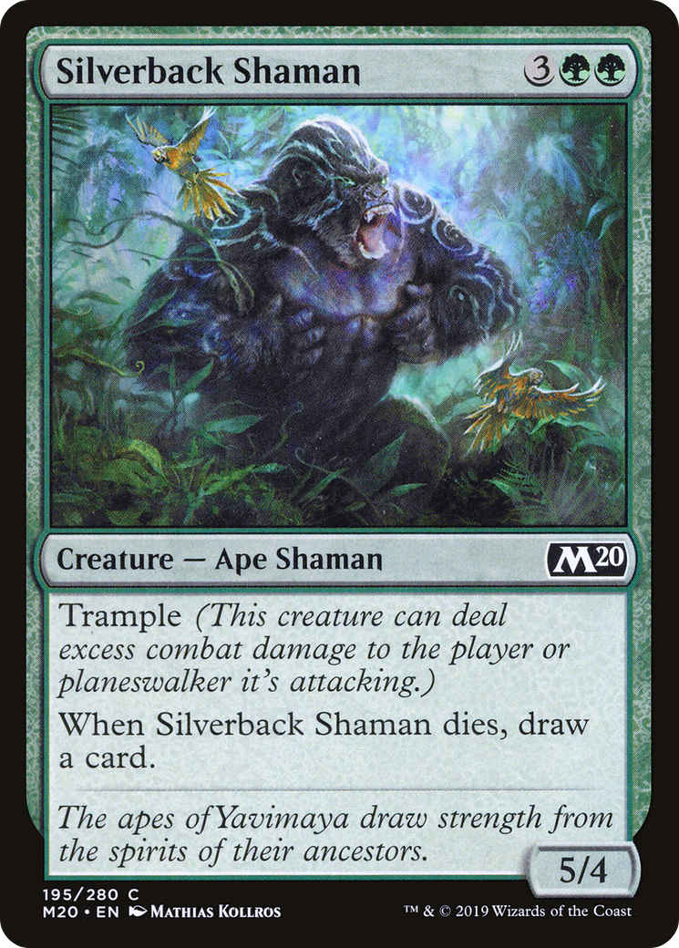 Silverback Shaman [Core Set 2020] Foil