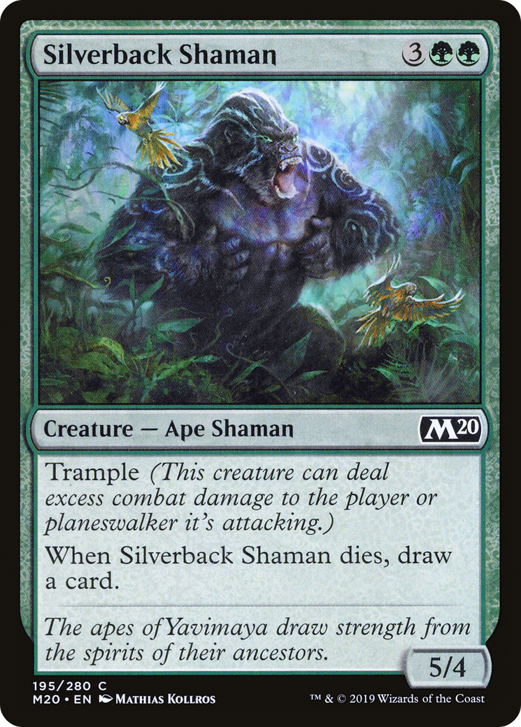 Silverback Shaman [Core Set 2020] Foil