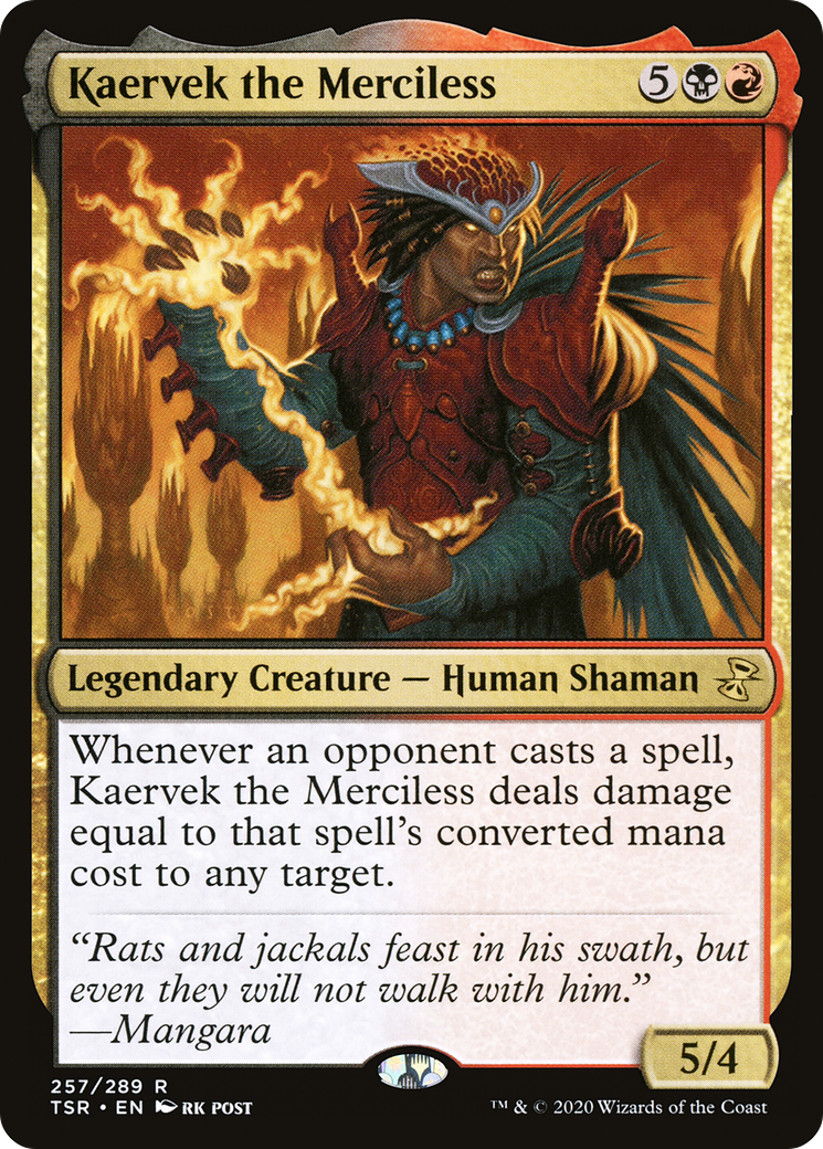 Kaervek the Merciless [Time Spiral Remastered] Foil
