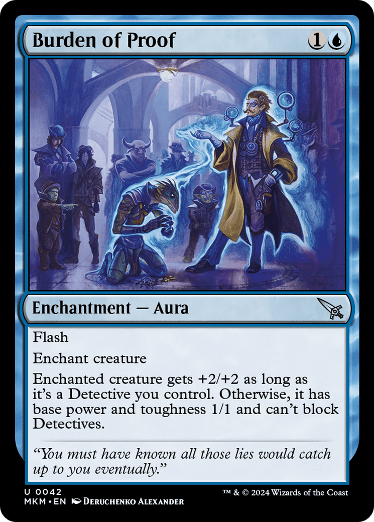 Burden of Proof [Murders at Karlov Manor] Foil