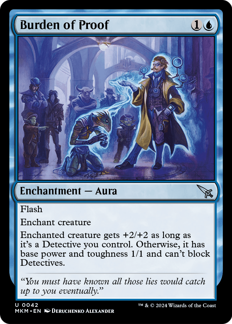 Burden of Proof [Murders at Karlov Manor] Foil