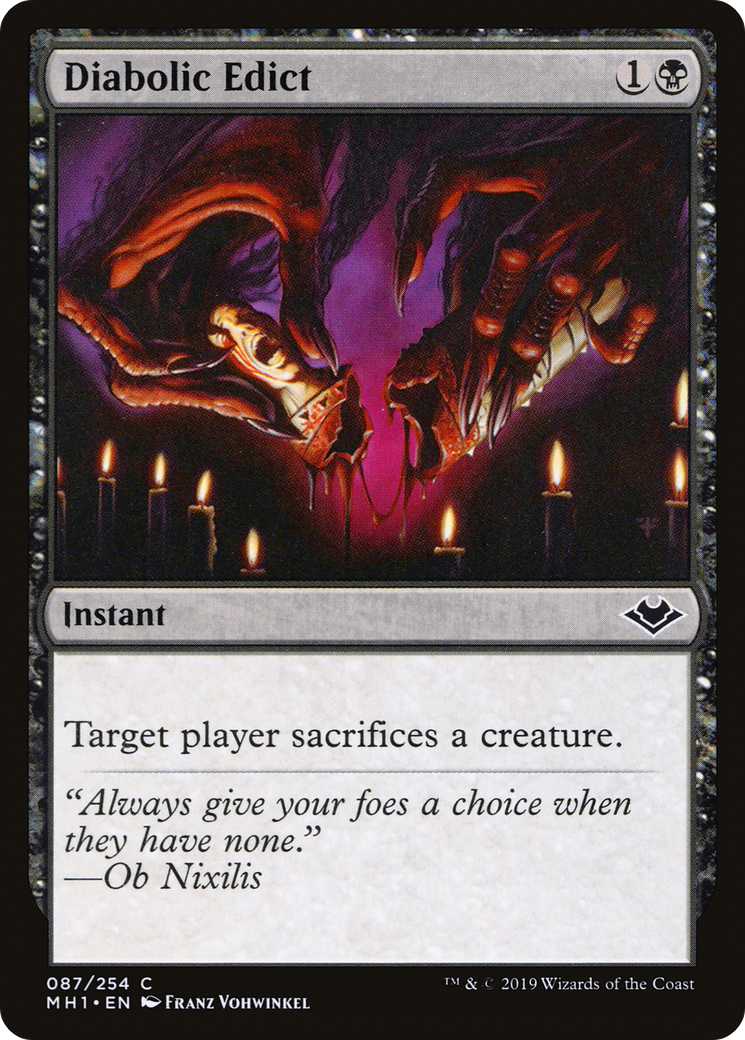 Diabolic Edict [Modern Horizons] Foil