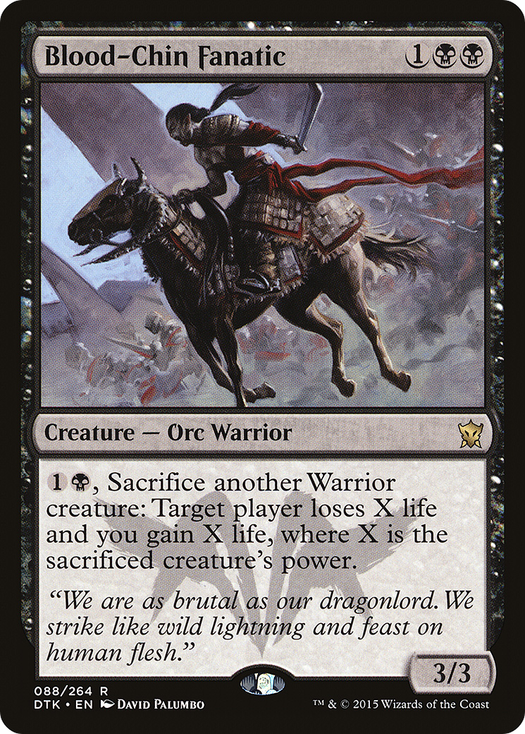 Blood-Chin Fanatic [Dragons of Tarkir] Foil