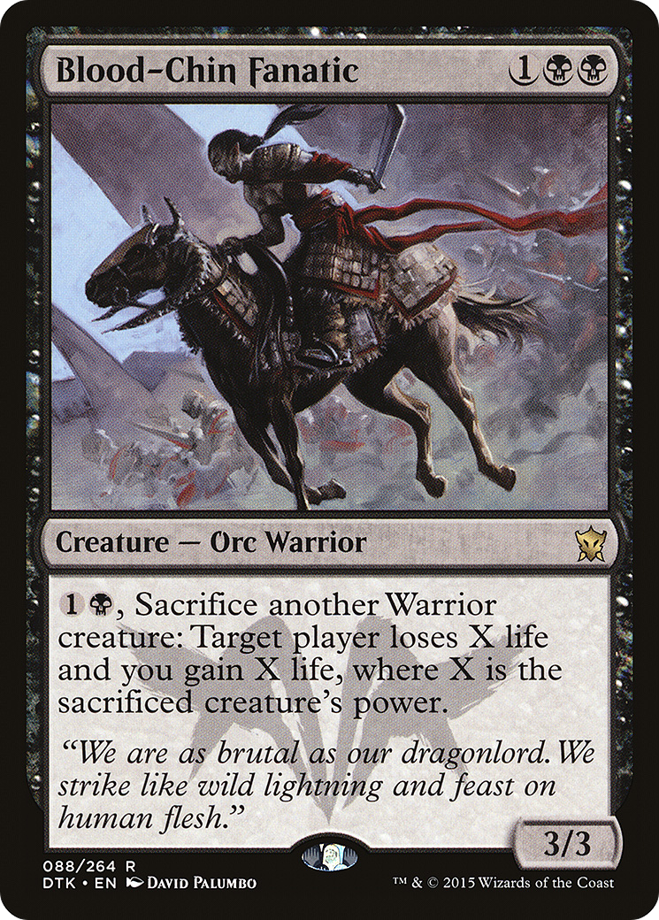Blood-Chin Fanatic [Dragons of Tarkir] Foil