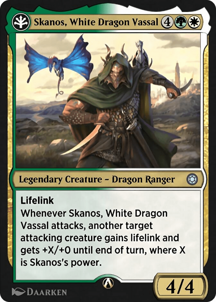 Skanos, White Dragon Vassal (HBG-18W) - Alchemy Horizons: Baldur's Gate