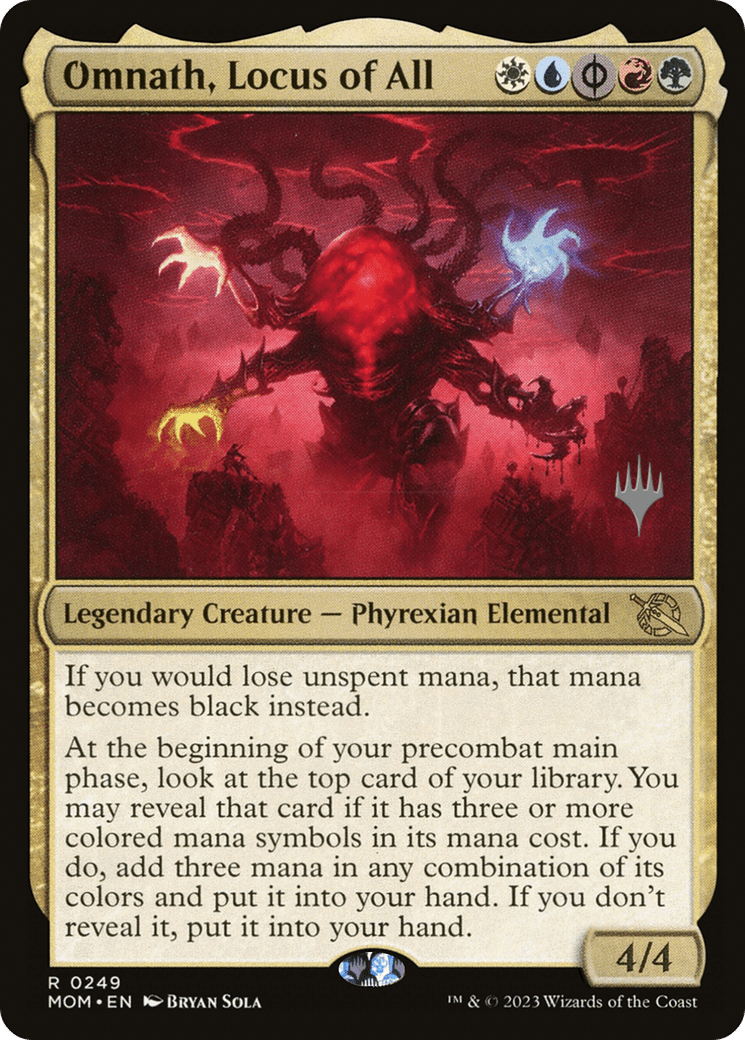 Omnath, Locus of All (Promo Pack) [March of the Machine Promos] Foil