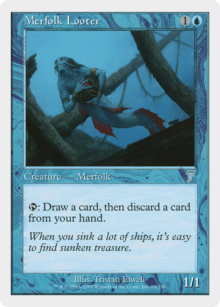 Merfolk Looter [Seventh Edition] Foil