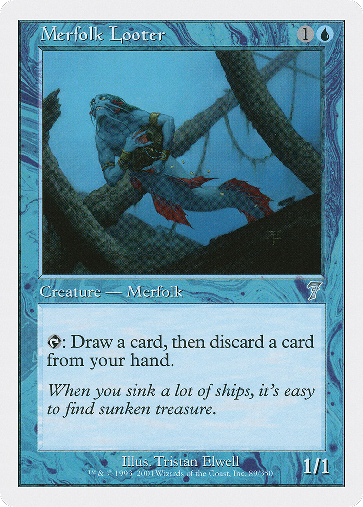 Merfolk Looter [Seventh Edition] Foil