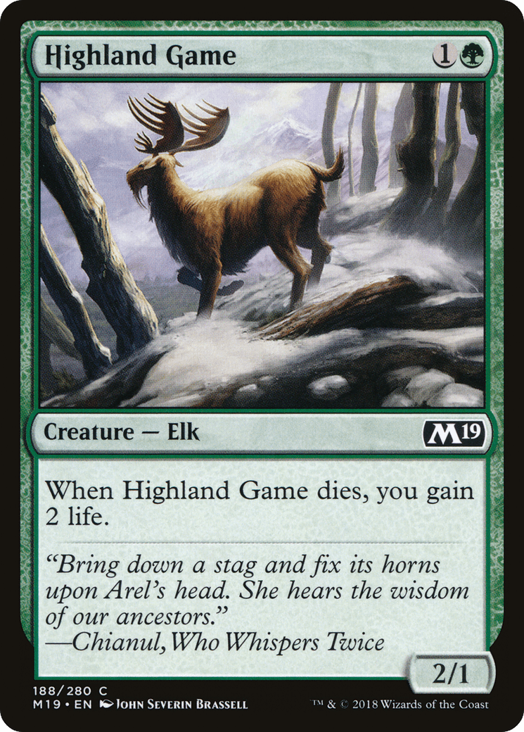 Highland Game [Core Set 2019] Foil