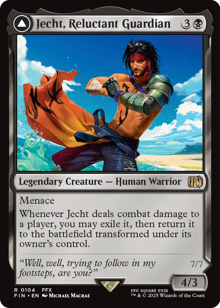 Jecht, Reluctant Guardian (104) [FINAL FANTASY]  Foil
