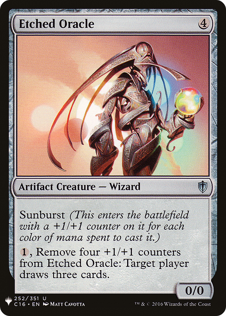 Etched Oracle |  (C16-252) [The List]