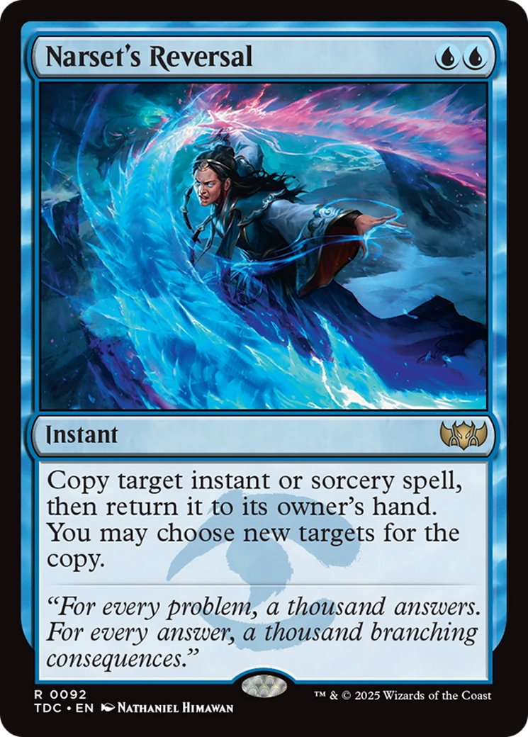 Narset's Reversal (092) [Commander: Tarkir: Dragonstorm]