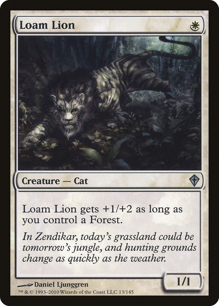 Loam Lion [Worldwake] Foil