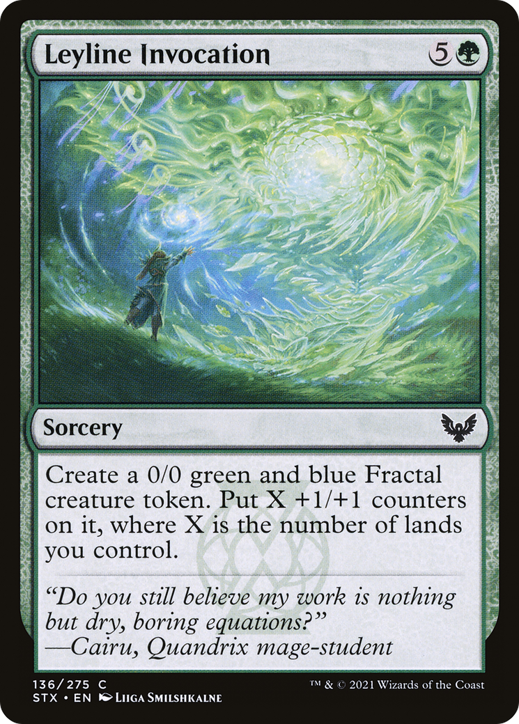 Leyline Invocation [Strixhaven: School of Mages] Foil