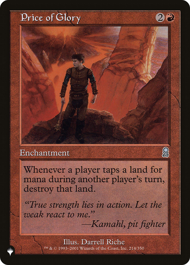 Price of Glory |  (ODY-214) [The List]