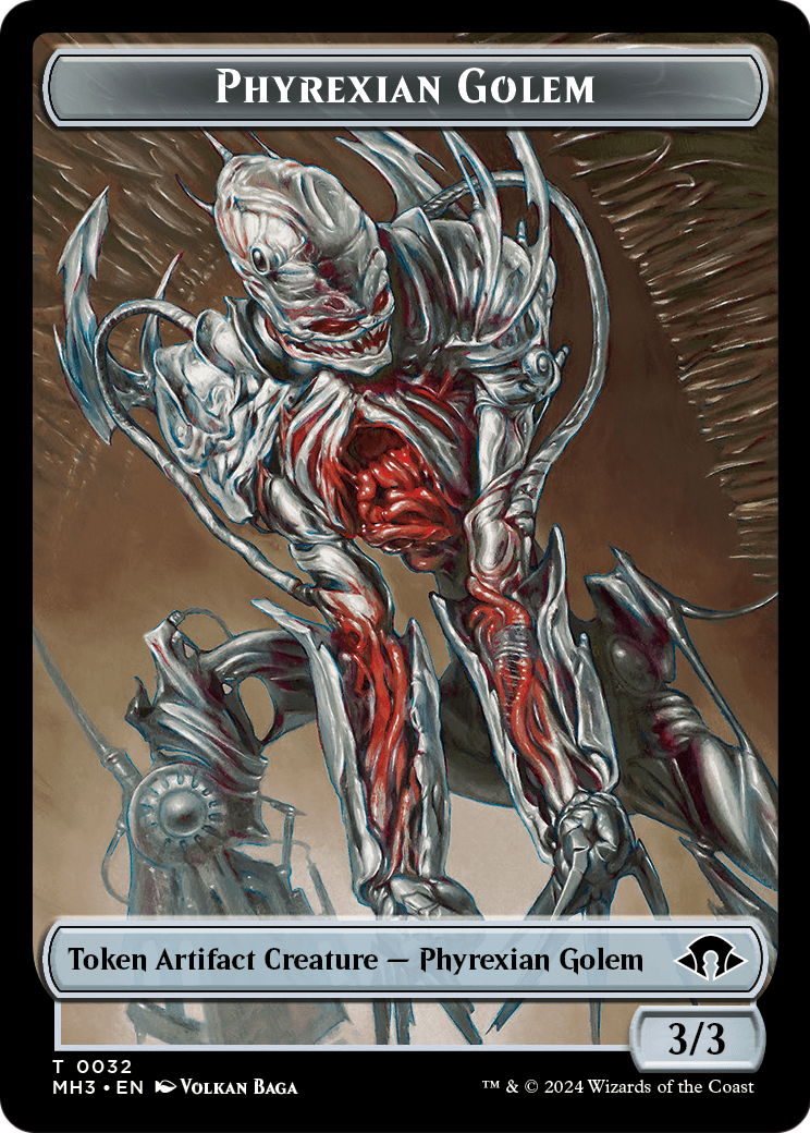 Phyrexian Golem (TMH3-032) - Modern Horizons 3 Tokens