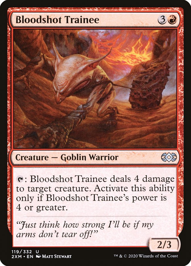 Bloodshot Trainee 119/332 (Double Masters)  - Foil