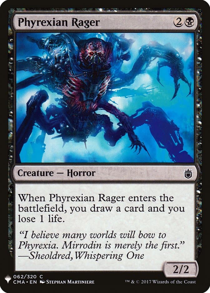 Phyrexian Rager |  (CMA-62) [The List]