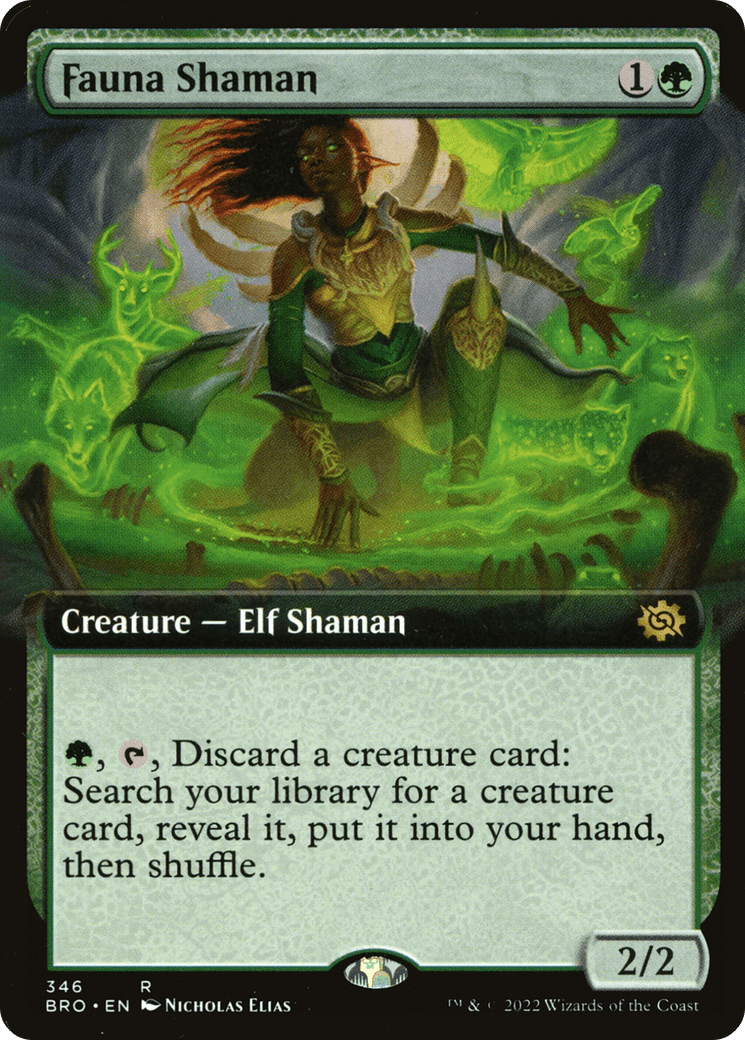 Fauna Shaman (BRO-346) - The Brothers' War: (Extended Art) Foil