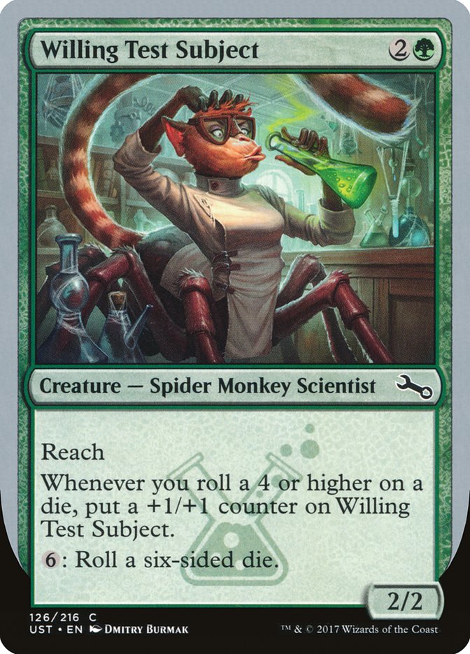Willing Test Subject 126/216 (Unstable) 